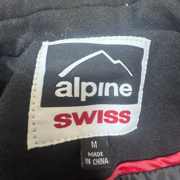 Alpine Swiss Women's Black Wool Blend Coat Style AS707 Parent Size M MSRP - Picture 8 of 9